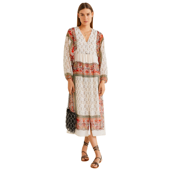 Pasley print dress