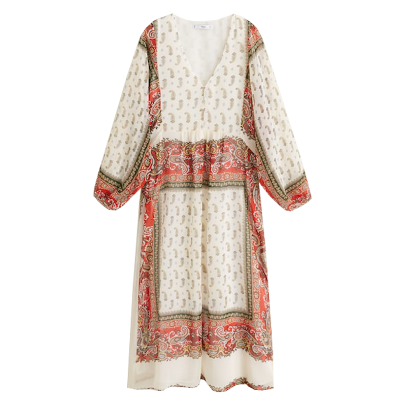 Pasley print dress