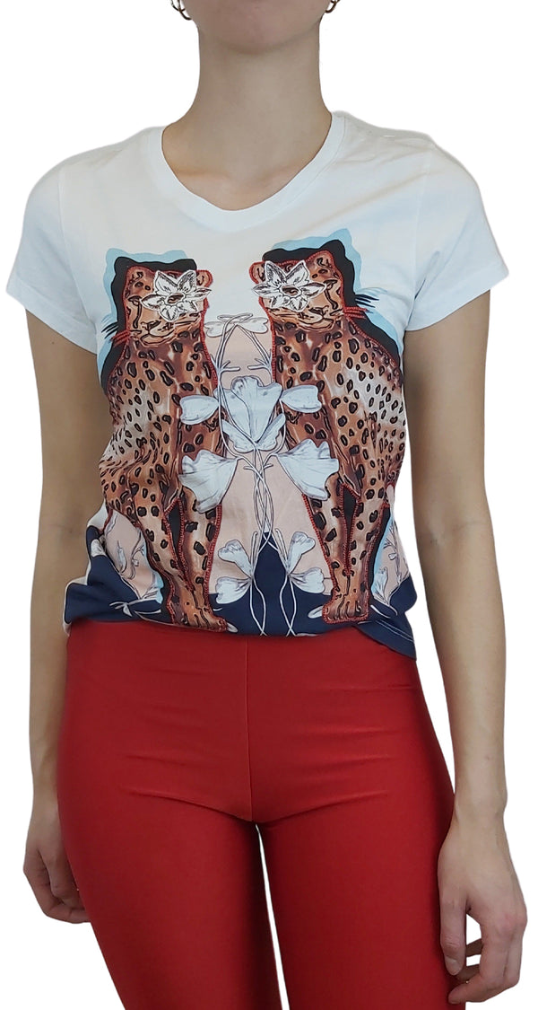 Polera Leopardos