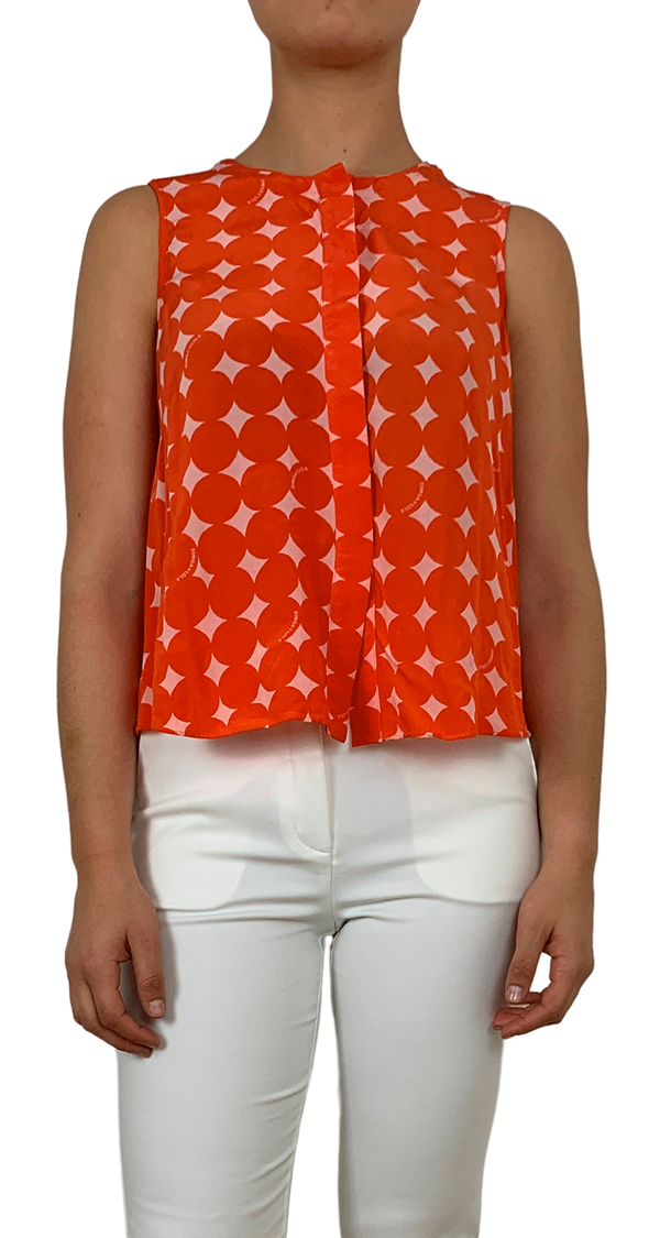 Blusa Naranjo Puntos Bimba y Lola