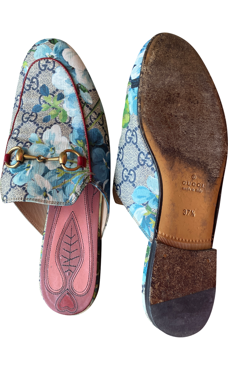 Mule Princetown Floral Horsebit (6538036707463)