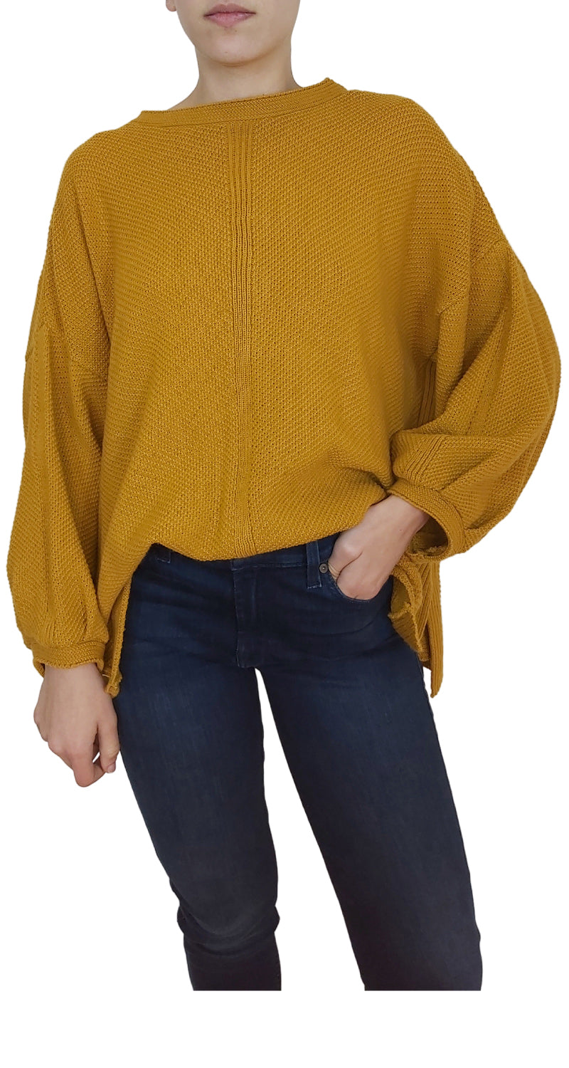 Sweater Oversize Mostaza
