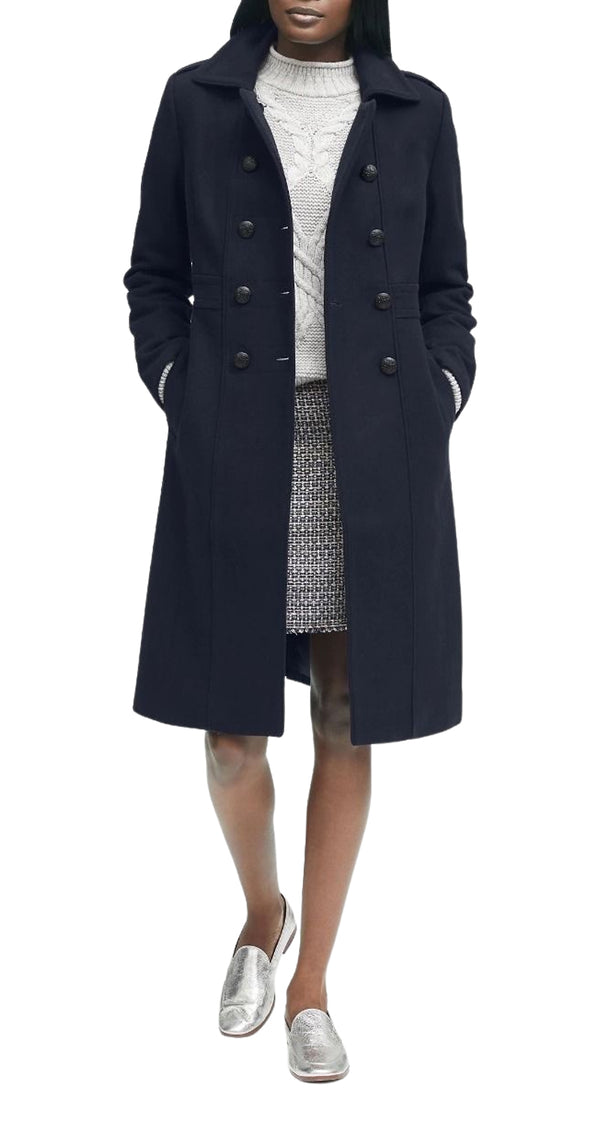 Abrigo Melton Military Lana