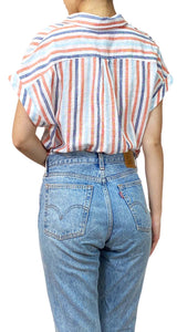 Blusa Lino Rayas