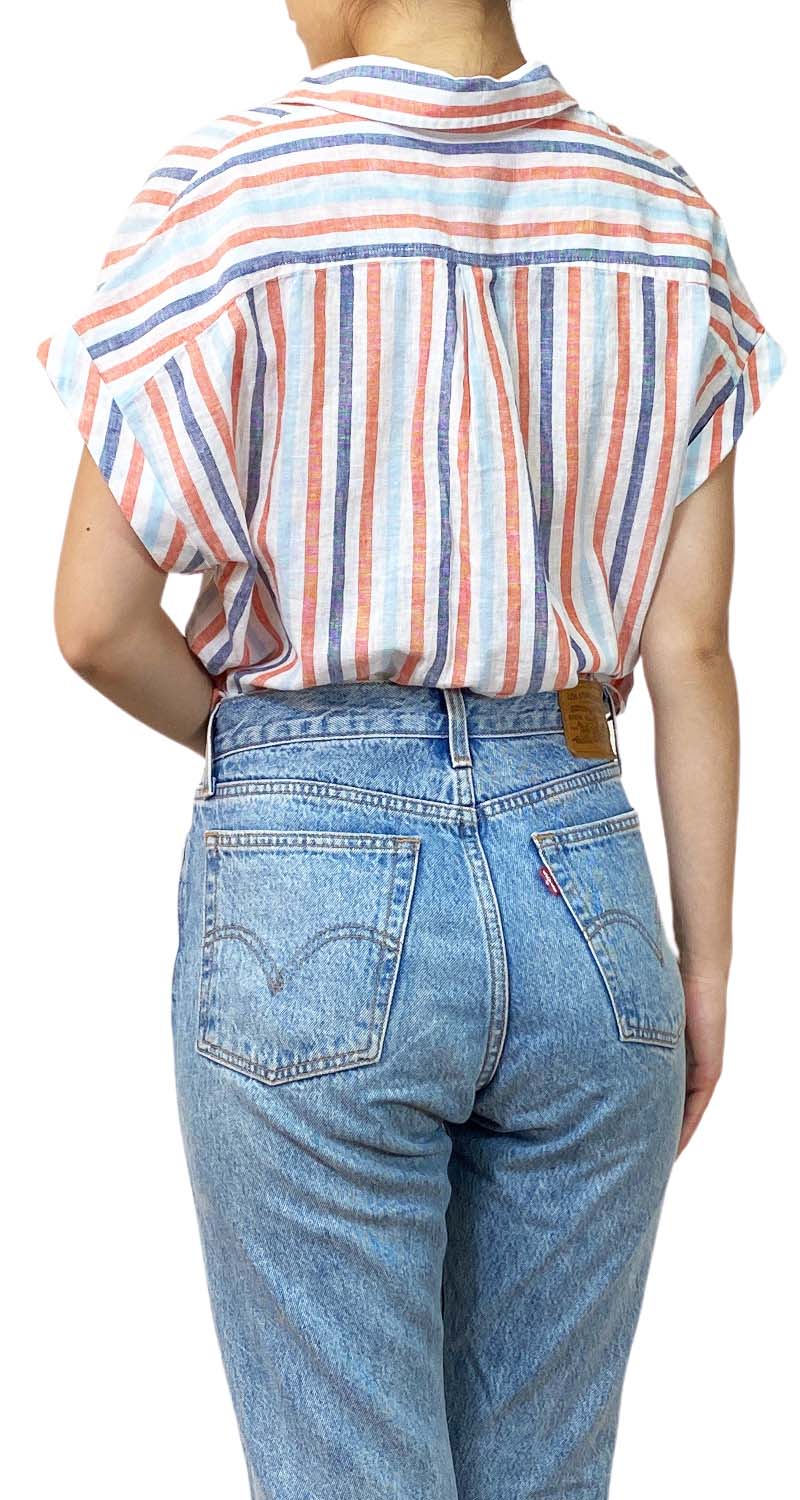 Blusa Lino Rayas