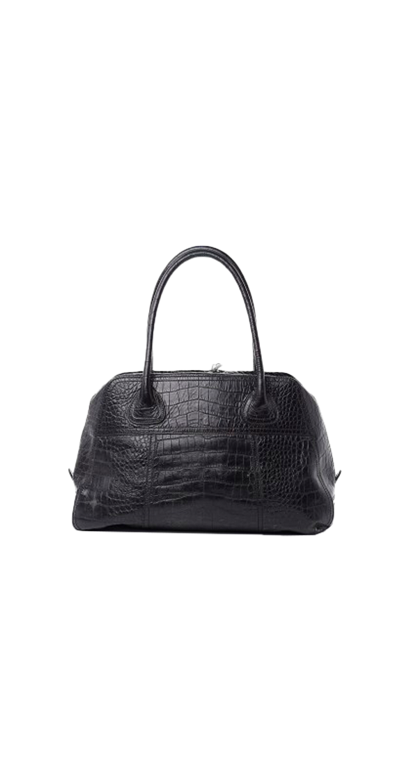 Cartera Crocco Lucido Negro