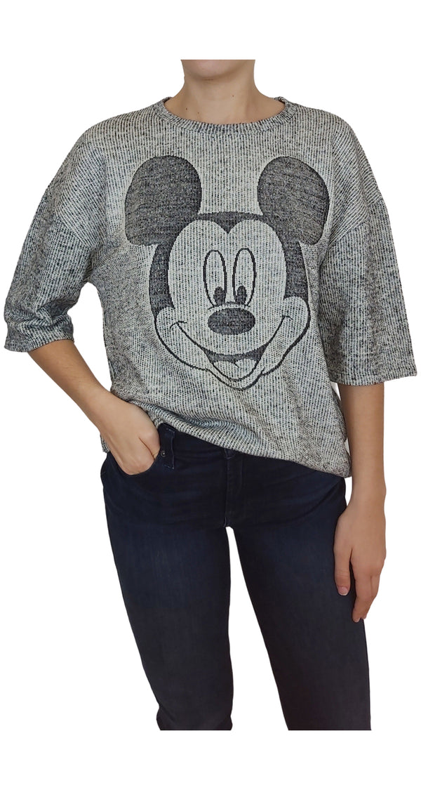 Polera Gris Mickey