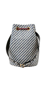 Bolso Saco Trenzado Marfil