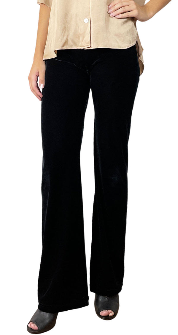 Pantalón Flare Velvet Negro