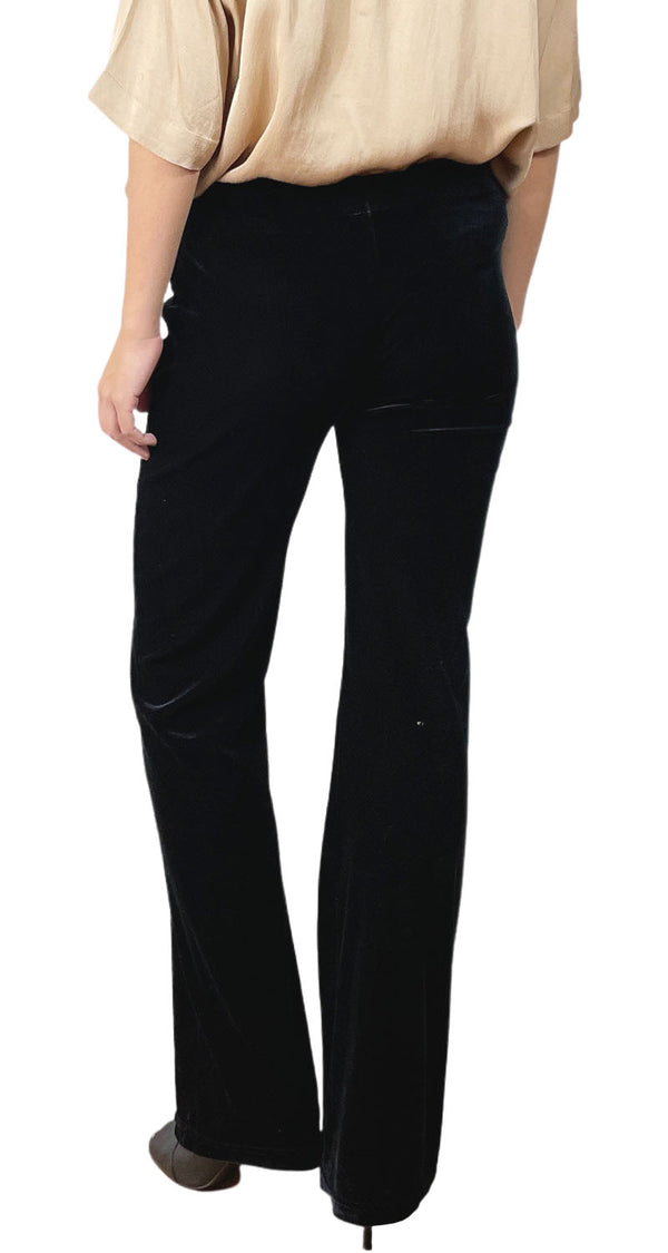 Pantalón Flare Velvet Negro