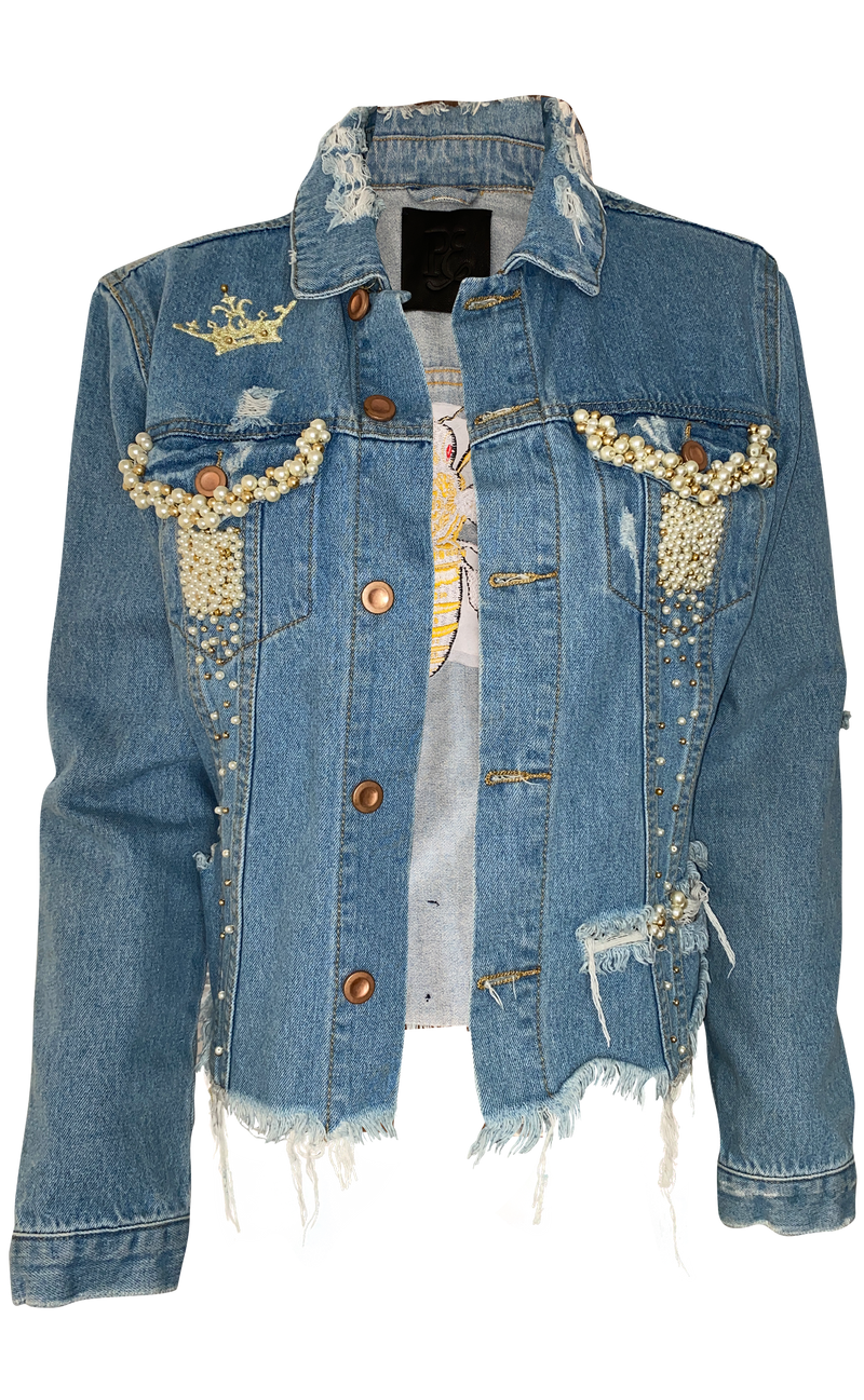 Chaqueta ''Denim y perlas'' (5256561983623)