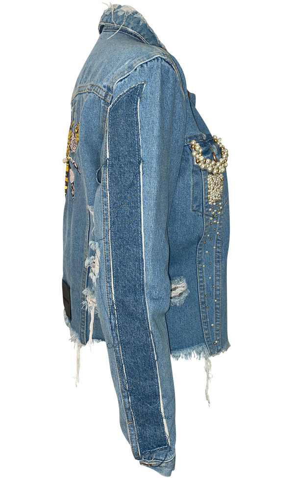 Chaqueta ''Denim y perlas'' (5256561983623)