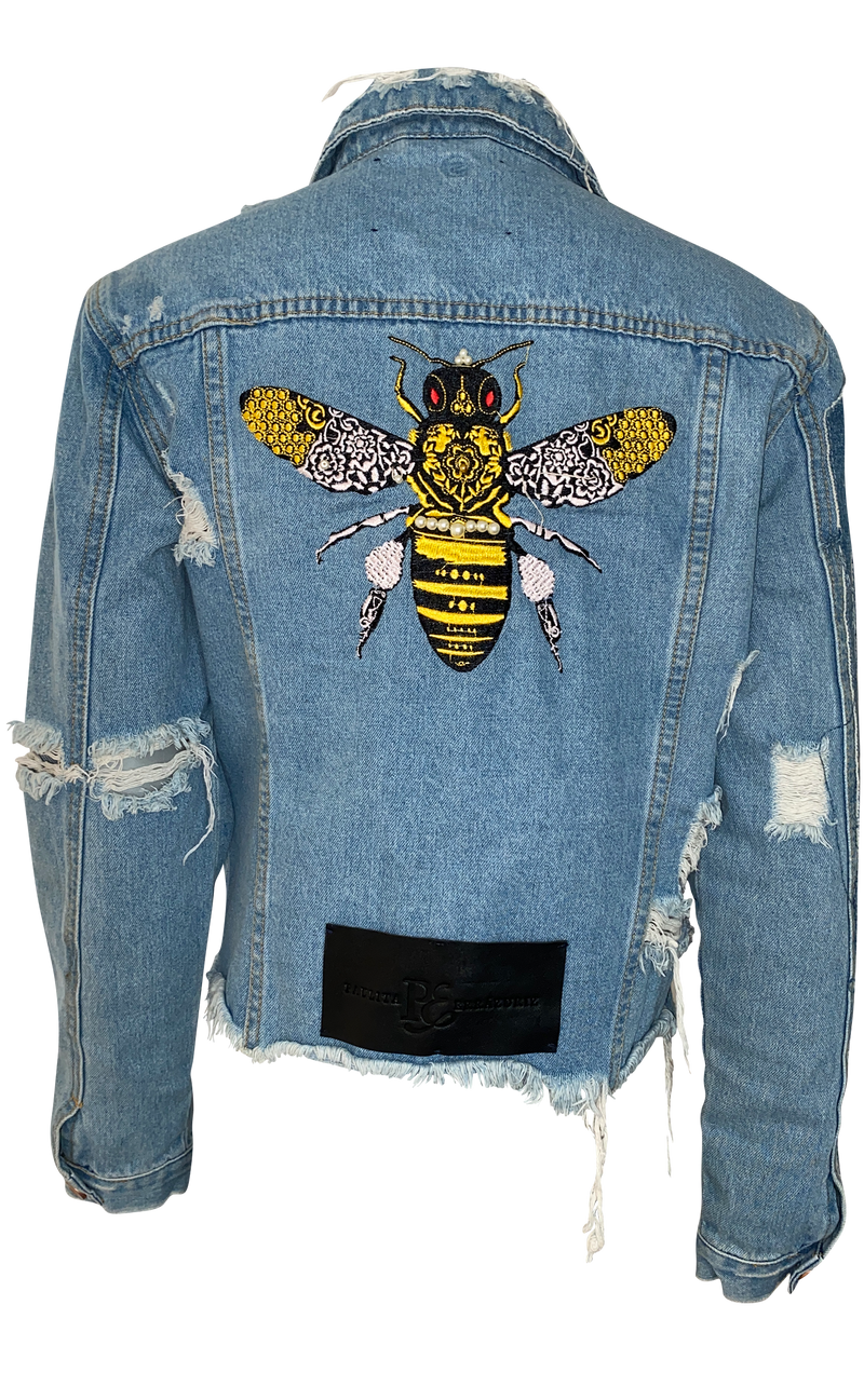 Chaqueta ''Denim y perlas'' (5256561983623)