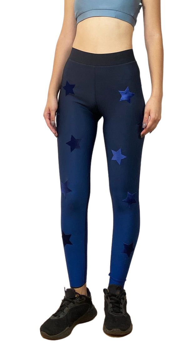 Leggins Azul Estrellas Terciopelo