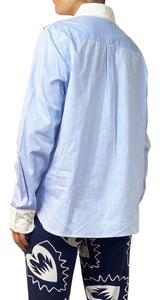 Blusa Azul Brillos