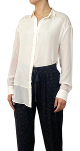 Blusa Seda Traslúcida