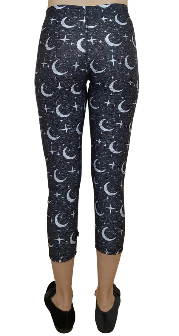 Crecent Moon Capri Leggings