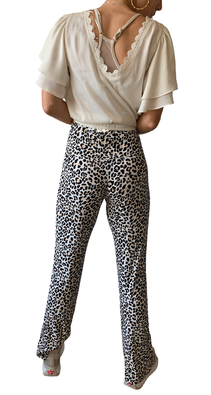 Animal Print Sweat Pants