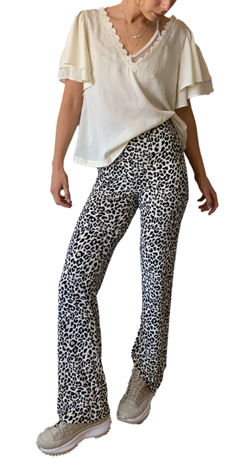 Animal Print Sweat Pants