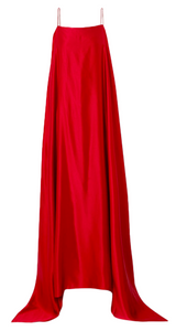 Vestido Meredith Draped Rojo