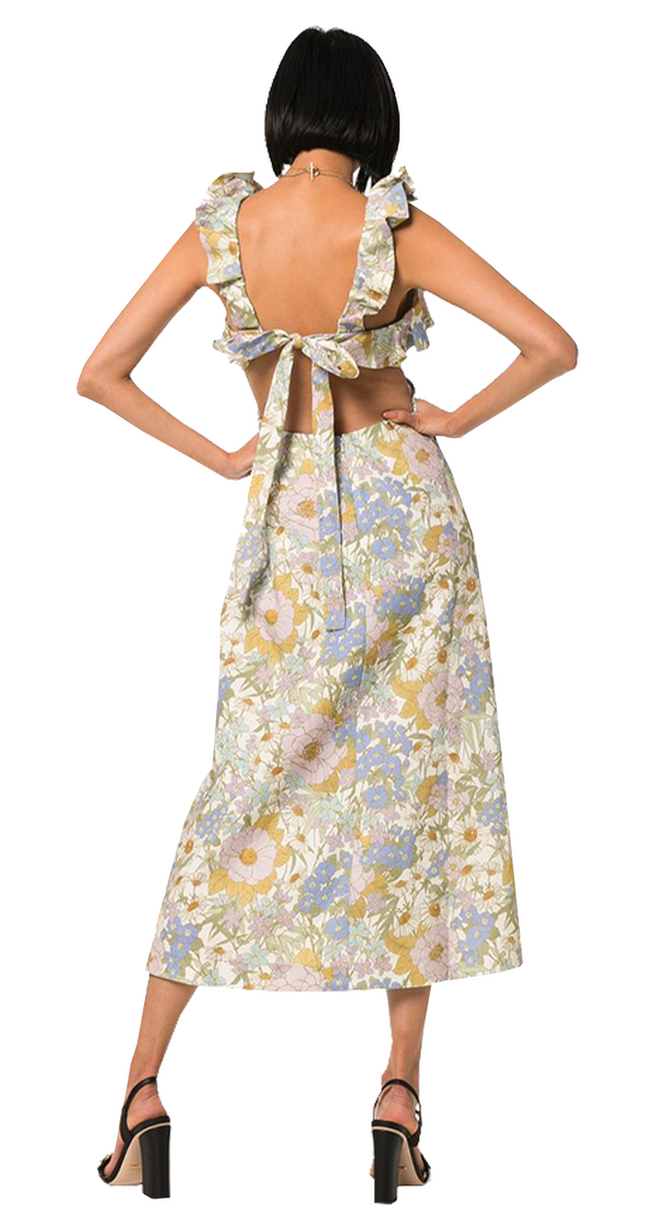 Vestido Ruffle Lino