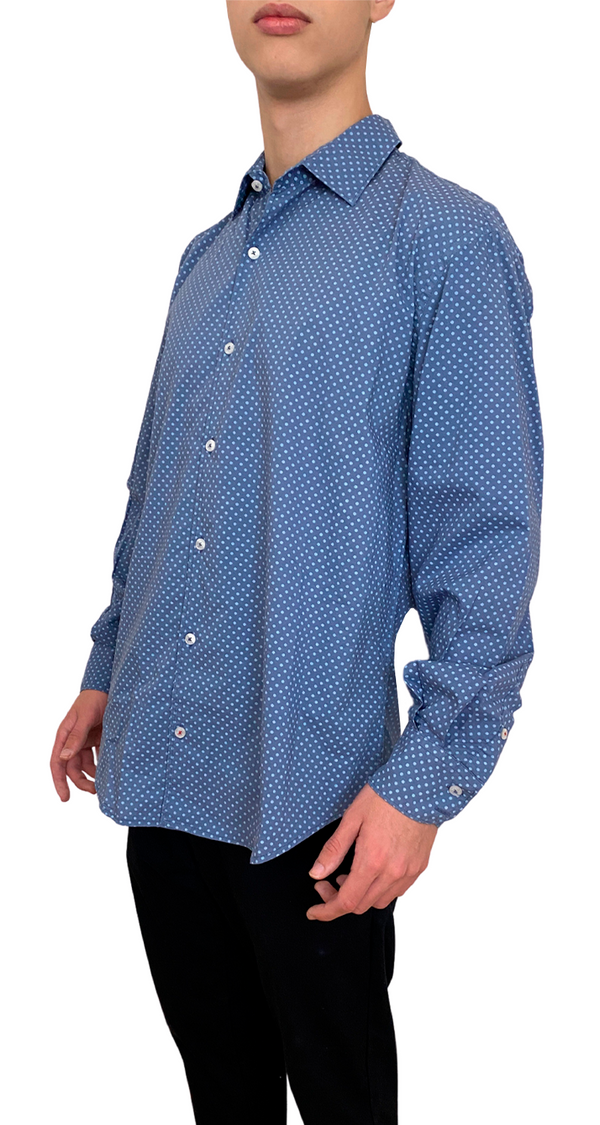 Camisa Lunares Azules