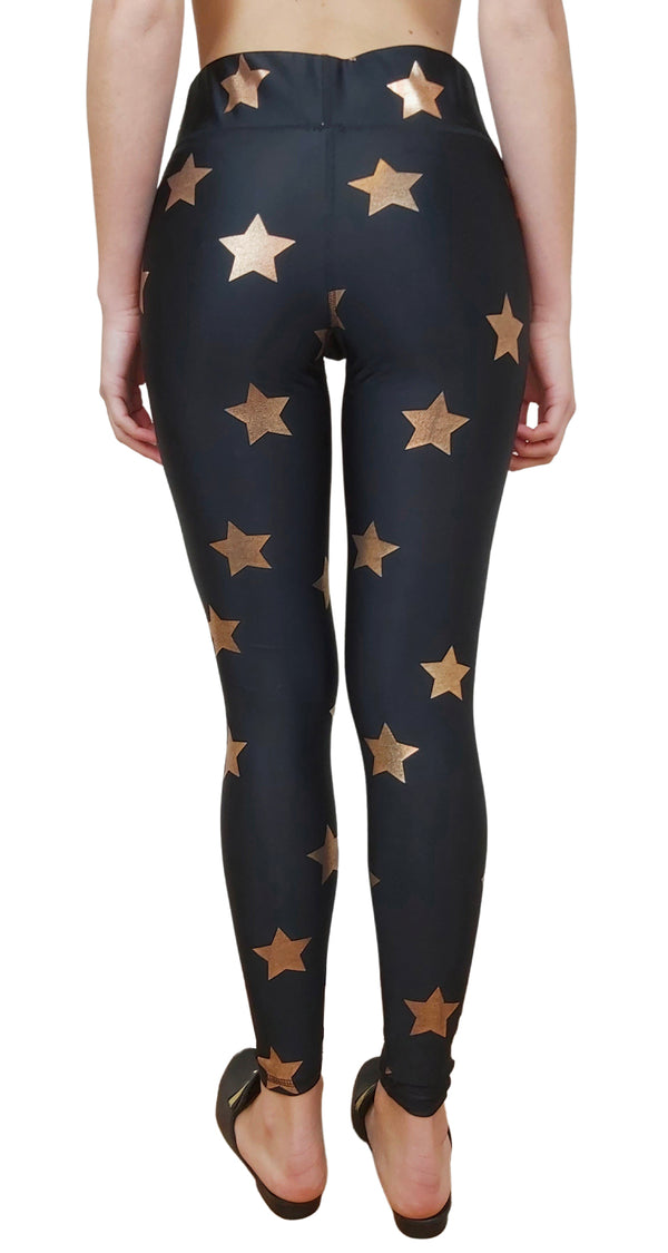 Foil Printed Tall Band Legging