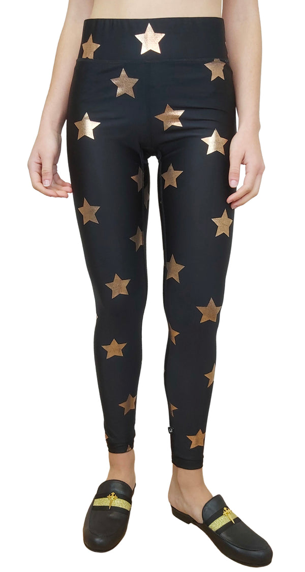 Foil Printed Tall Band Legging