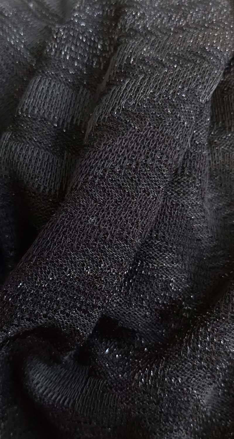 Enterito Maxi Glitter Negro