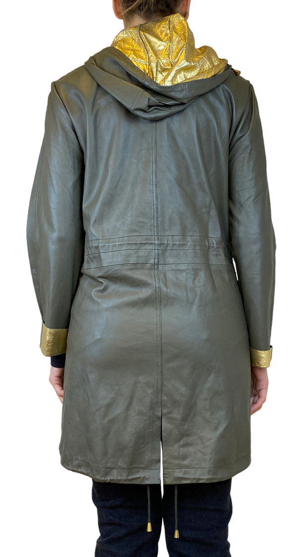 Campera Cuero Gold