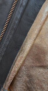 Campera Cuero Gold