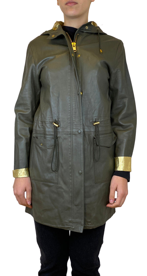 Campera Cuero Gold