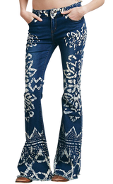Jeans "Dominica printed Flare" (5220470849671)
