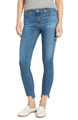 Jeans basta asimétrica "Super skinny ankle" (5220470915207)