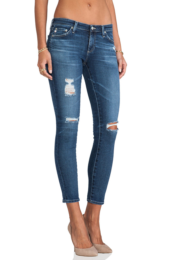 Jeans "Super skinny ankle Distressed" (5220470947975)