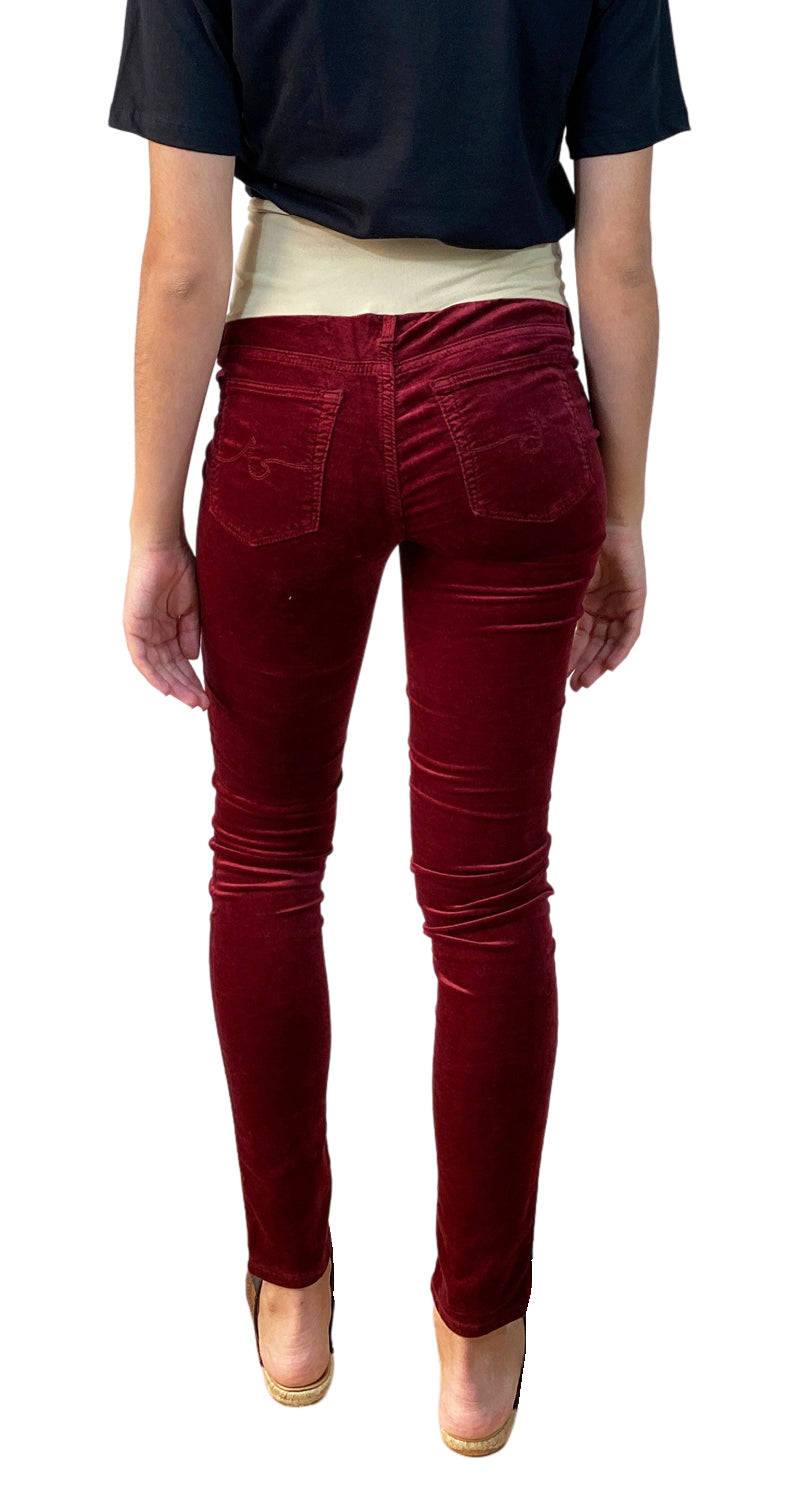 Pantalones Maternales Velvet Rojo