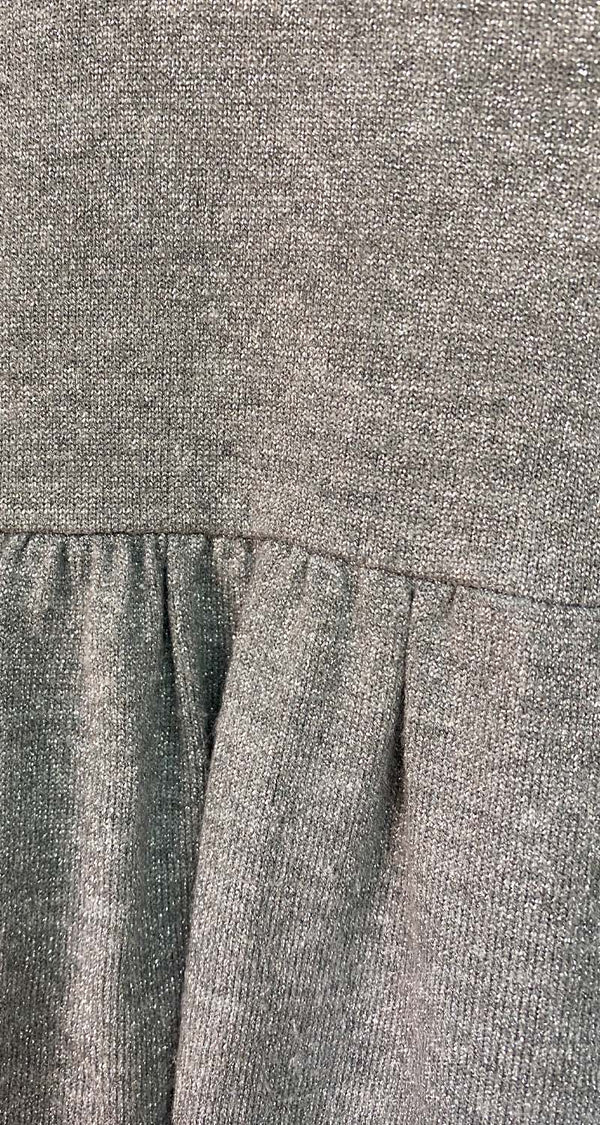 Vestido Gris Lurex