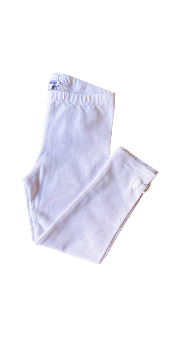 Leggings Blancas Lazos