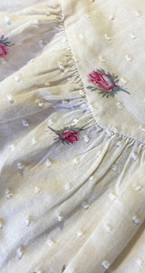 Blusa Beige Rosas