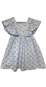 Vestido Azul Cebras