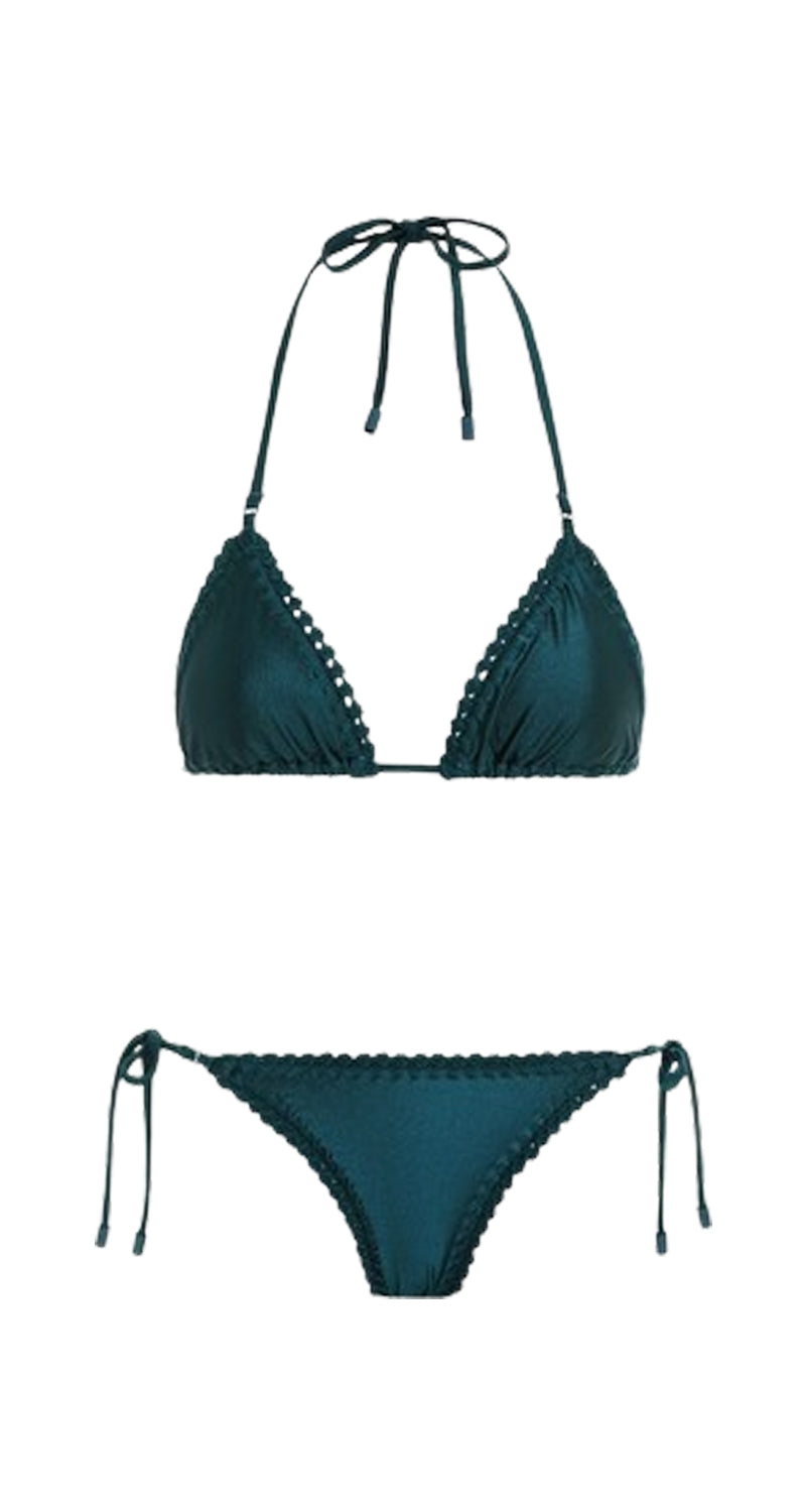 Bikini Verde Tejido