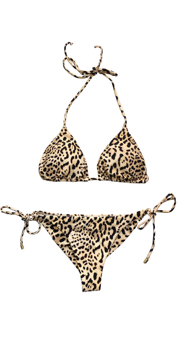 Bikini Beige Animal Print