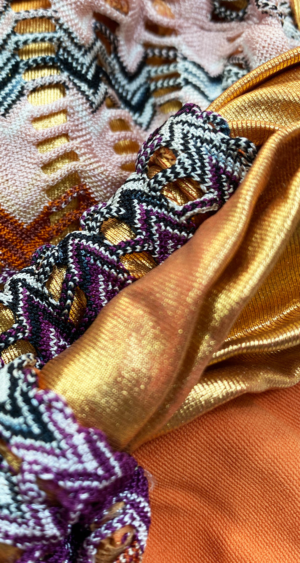 Bikini Multicolor con Dorado