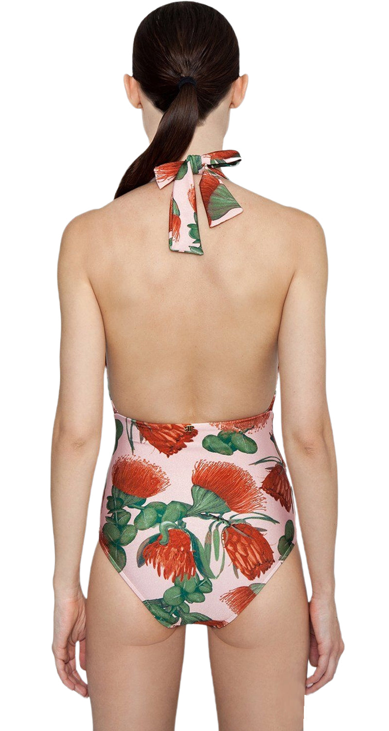 Entero Rosado Estampado