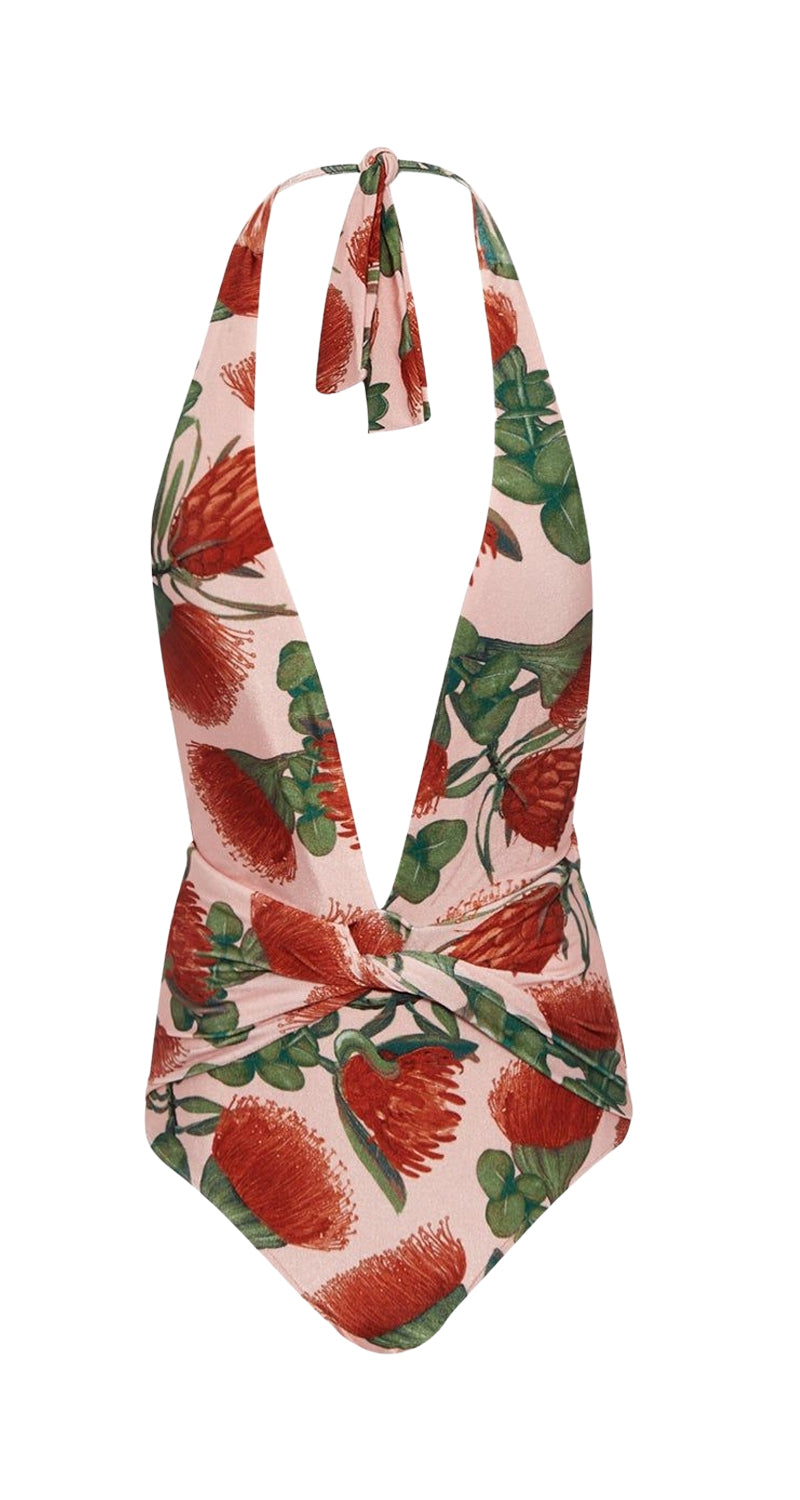 Entero Rosado Estampado