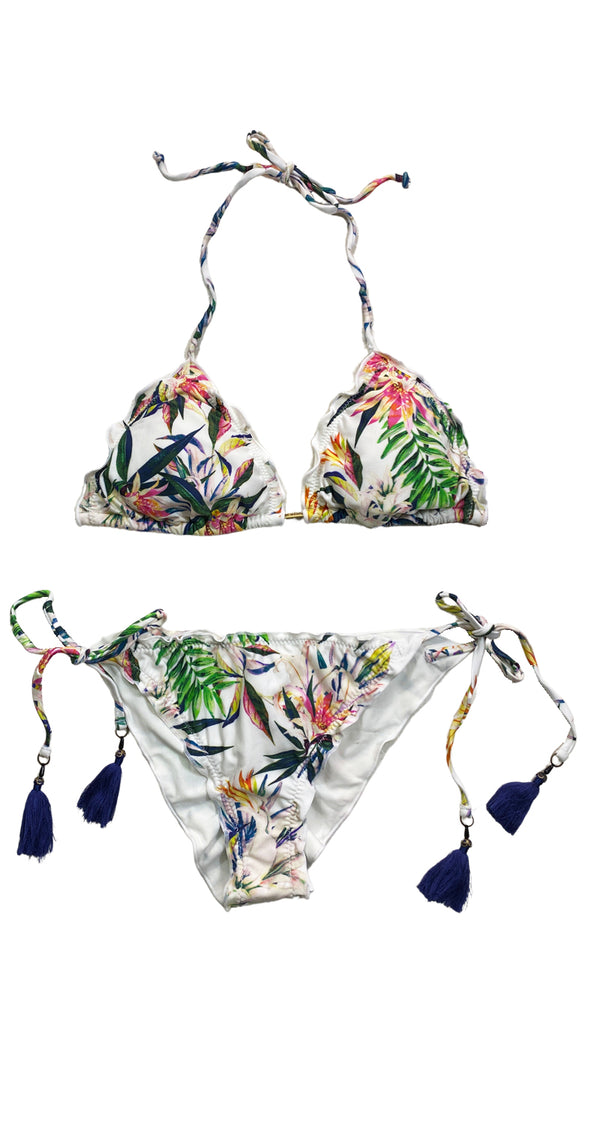 Bikini Blanco Tropico