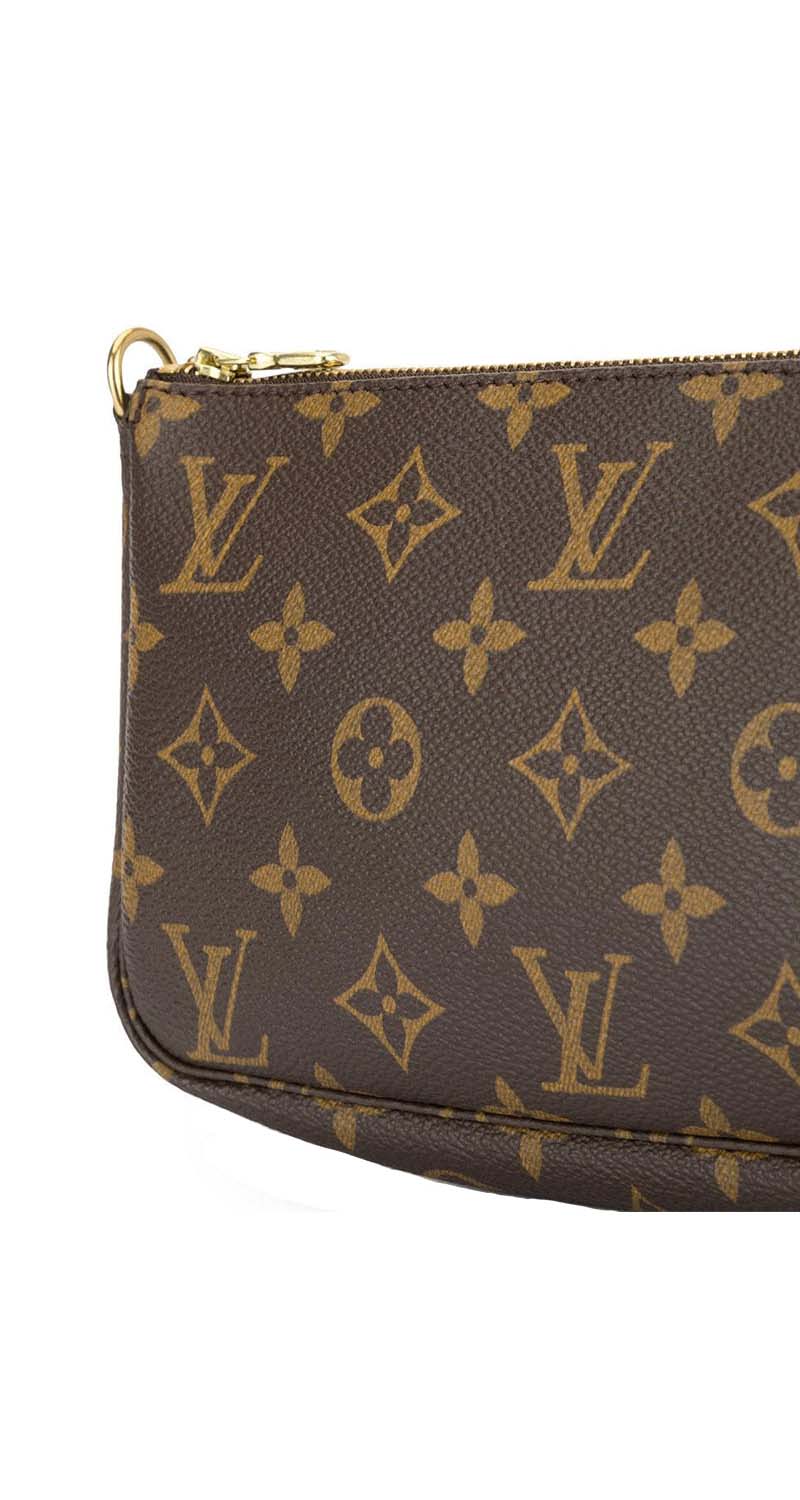 Pochette Monograma Café
