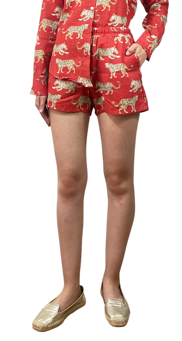 Short Rojo Jaguar