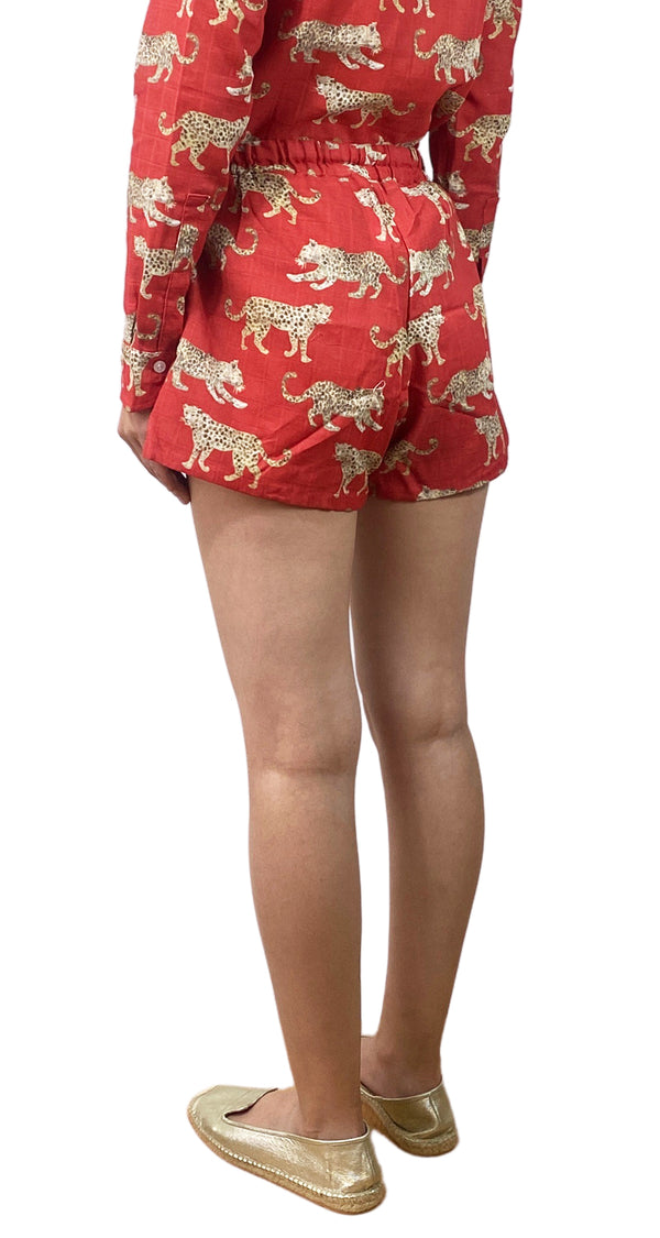 Short Rojo Jaguar