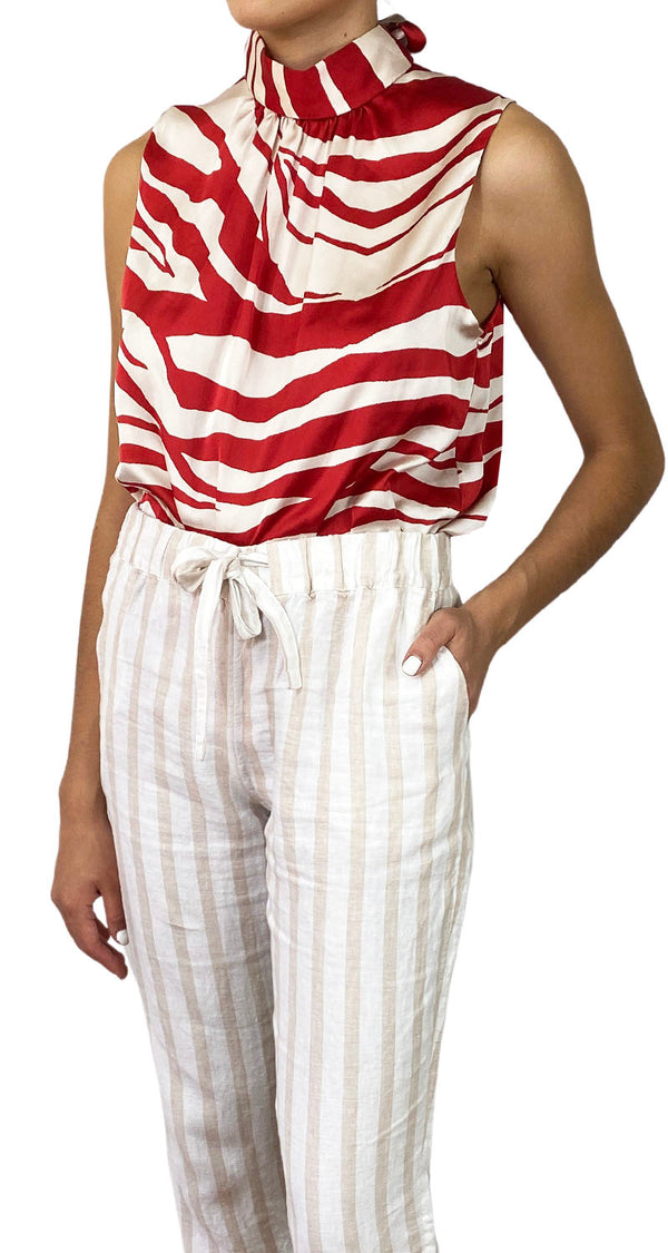 Blusa Nudo sin Mangas